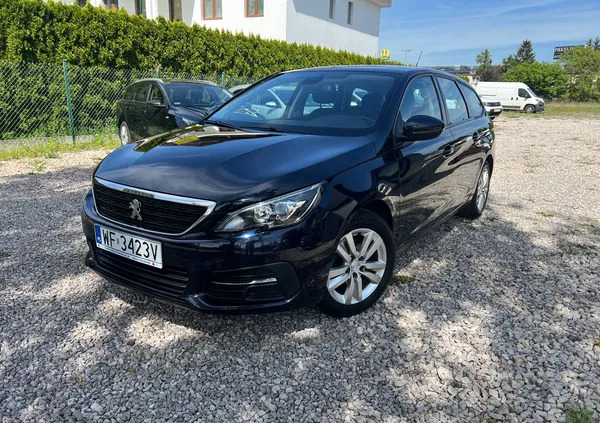 samochody osobowe Peugeot 308 cena 45900 przebieg: 110000, rok produkcji 2020 z Warszawa